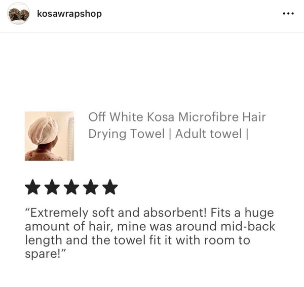 Off-White Microfibre Towel