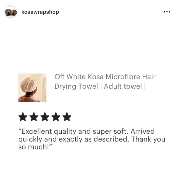 Off-White Microfibre Towel