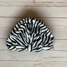 Zebra Print Shower Cap